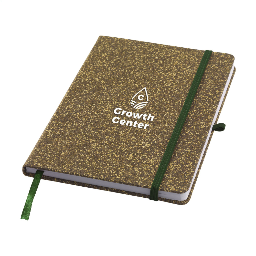 Logo trade promotional products picture of: TeaGround Cork Paper Notebook A5