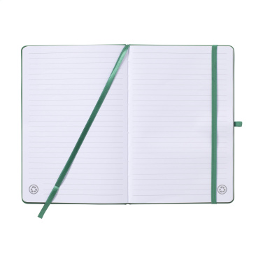 Logotrade corporate gift image of: Recycled GRS PU Paper Notebook A5