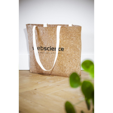 Logo trade advertising products picture of: Lagos Cork Shopper bag