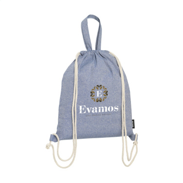Logotrade promotional merchandise image of: GRS Recycled Cotton PromoBag Plus (180 g/m²) backpack