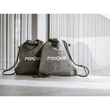 Logotrade business gift image of: GRS RPET Felt PromoBag Plus backpack