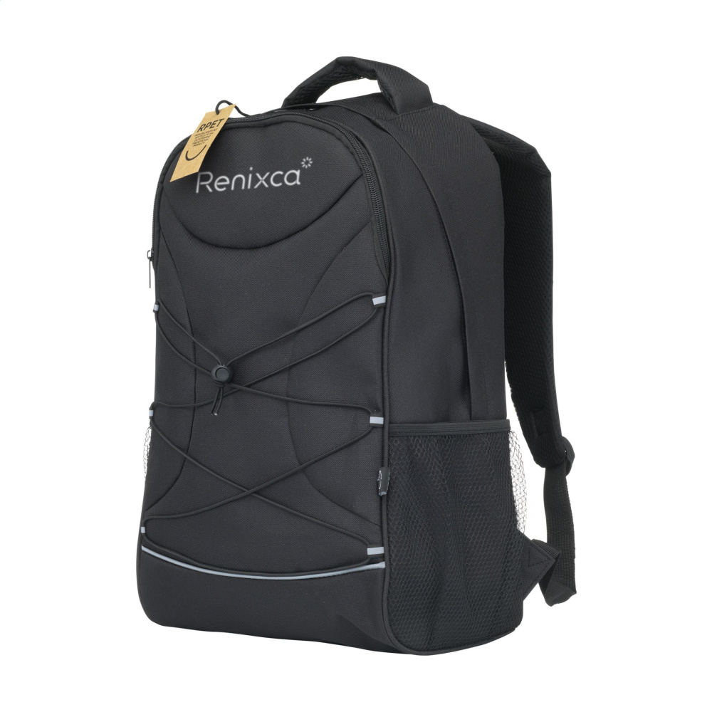Logo trade promotional giveaways picture of: Flashline GRS RPET Laptop Backpack