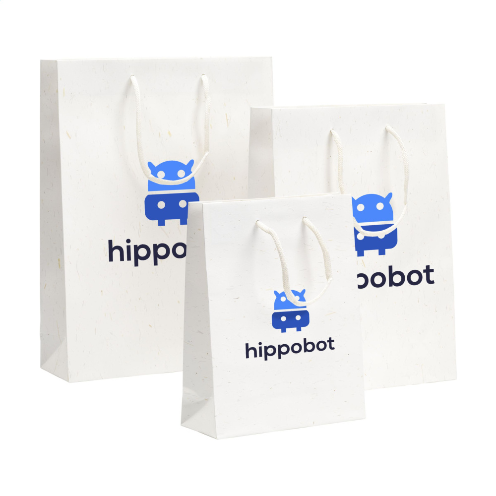 Logotrade promotional merchandise photo of: Leaf It Bag recycled with straw fibres (180 g/m²) M