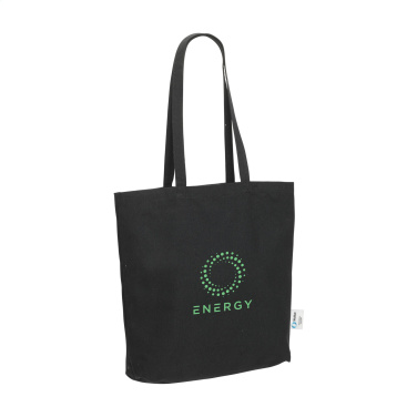 Logo trade promotional merchandise photo of: Wolkat Rabat Recycled Textile Shopper