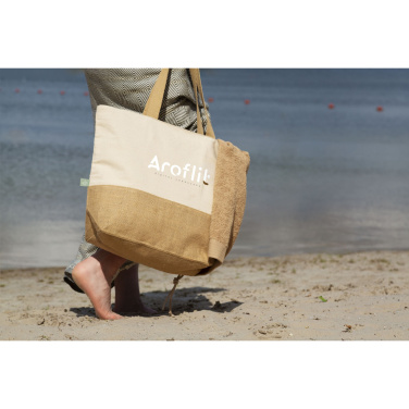 Logotrade promotional merchandise image of: Cancun Beachbag Organic Cotton (320 g/m²)