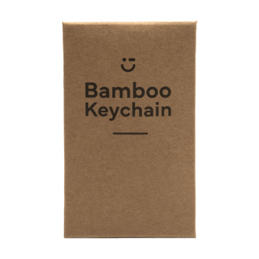 Logo trade promotional merchandise image of: Casa bamboo keyring