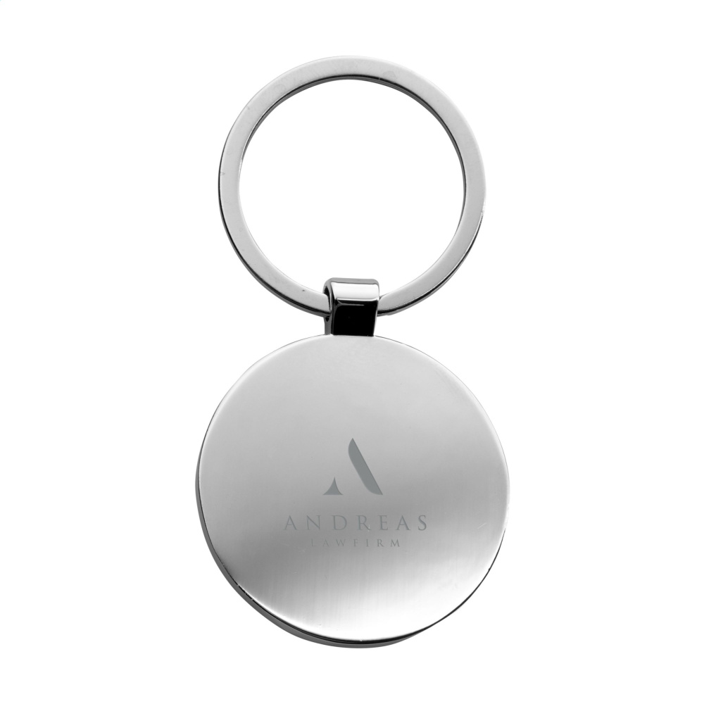 Logotrade promotional gift image of: Bamboo Key Circle keyring