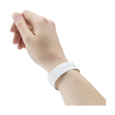 Logo trade promotional merchandise photo of: Seed Paper Festival Wristband