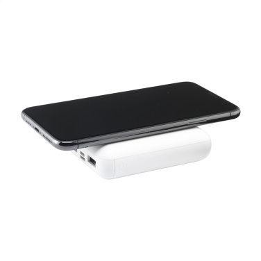Logo trade promotional merchandise image of: PocketPower 10000 Wireless Powerbank wireless charger