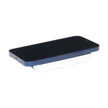 Logotrade promotional product picture of: Force Magnetic RCS Recycled Wireless Powerbank 5000