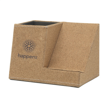 Logotrade promotional item picture of: Ecork Pen Holder Wireless Charger