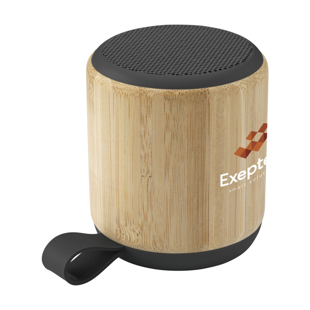 Logotrade corporate gift image of: Timor Bamboo Wireless Speaker