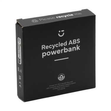 Logo trade promotional gift photo of: Compact 5000 RCS Recycled ABS Powerbank