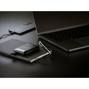Logo trade business gifts image of: Compact 5000 RCS Recycled ABS Powerbank