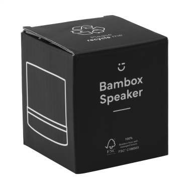 Logo trade promotional giveaway photo of: Bambox Bamboo Speaker