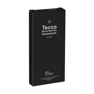 Logo trade promotional gifts image of: Tecco GRS Recycled Alu Powerbank 5000 external charger