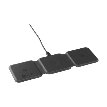 Logo trade promotional product photo of: TriCharge RCS  Recycled PU Wireless Charger