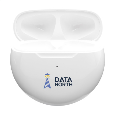 Logo trade promotional item photo of: Calypso RCS Recycled Wireless Earbuds