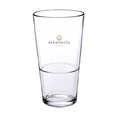 Logotrade promotional item picture of: Beer Glass Stackable 340 ml