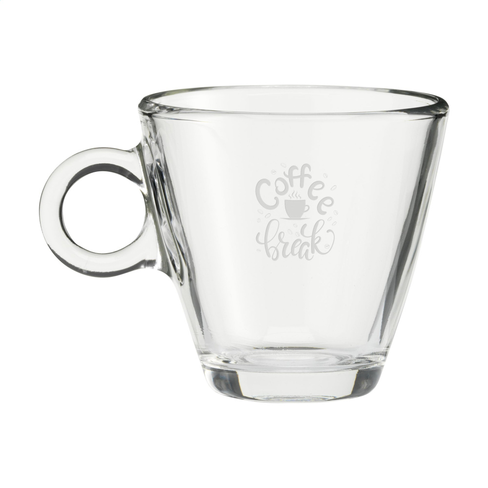 Logo trade advertising product photo of: Lugano Coffee Glass 230 ml