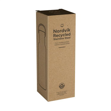 Logo trade promotional giveaway photo of: Nordvik RCS Recycled Steel 500 ml drinking bottle