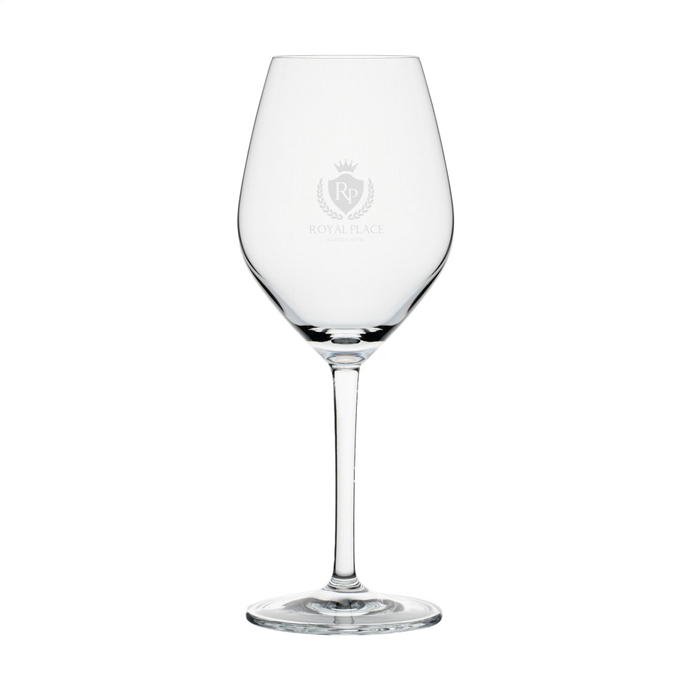 Logo trade promotional giveaways image of: Nice Wine Glasss 350 ml