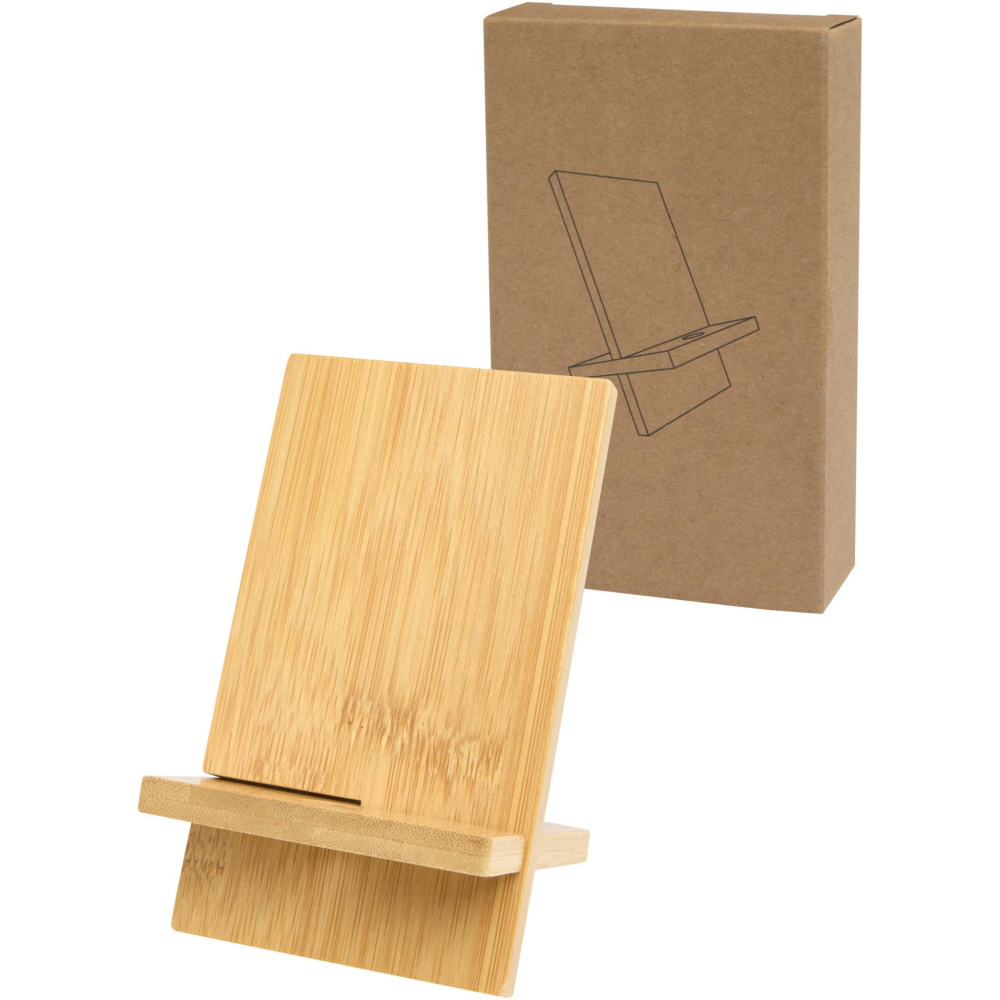 Logo trade promotional product photo of: Ceibo detachable bamboo phone stand