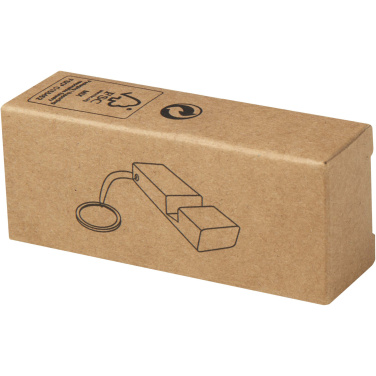 Logotrade promotional gifts photo of: Bosona bamboo phone holder with keychain