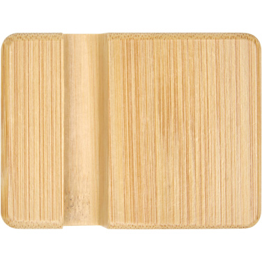 Logo trade corporate gift photo of: Ebla bamboo phone stand