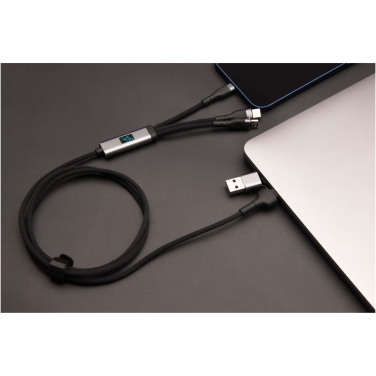 Logo trade advertising product photo of: SCX.design C53 100W 5-in-1 rPET ultra fast charging cable