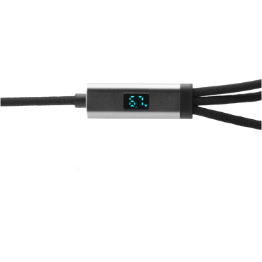 Logo trade promotional giveaways image of: SCX.design C53 100W 5-in-1 rPET ultra fast charging cable