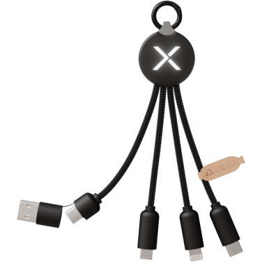 Logo trade promotional item photo of: SCX.design C14 15W 5-in-1 charging cable