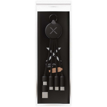 Logotrade promotional giveaway image of: SCX.design C14 15W 5-in-1 charging cable