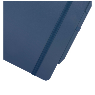 Logo trade advertising products image of: Thalaasa A5 ocean-bound hard cover notebook with ballpoint pen (black ink)