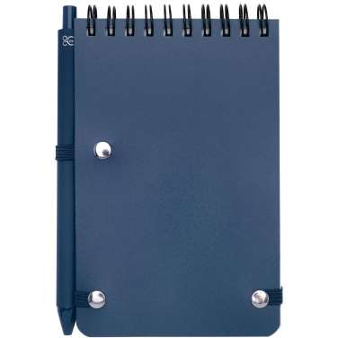 Logotrade promotional item picture of: Thalaasa A6 hard cover ocean-bound notebook with ballpoint pen (black ink)