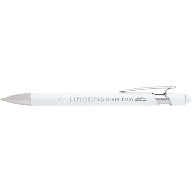 Logotrade advertising products photo of: Kish ballpoint pen with silver finish (blue ink)