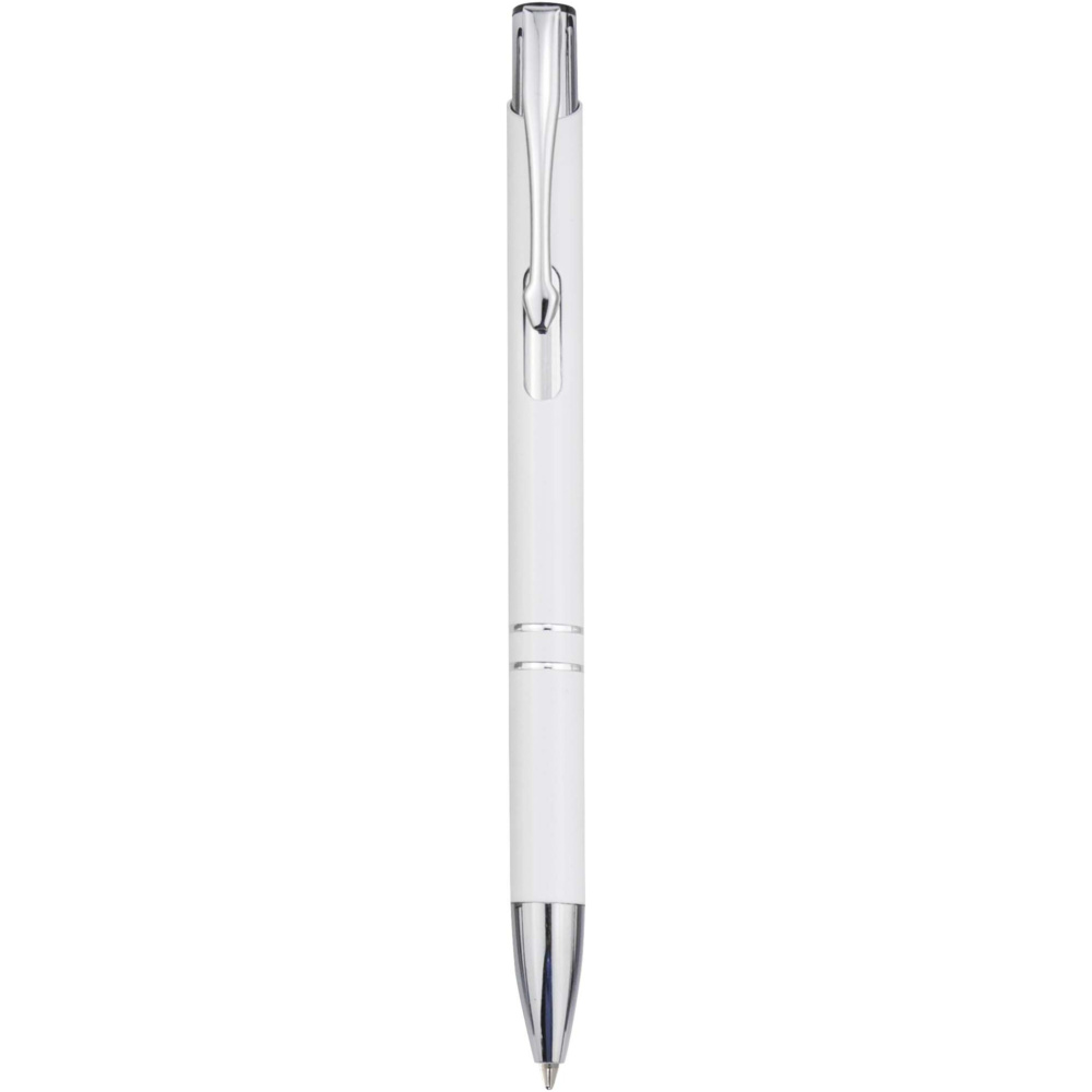 Logotrade promotional product image of: Moneta recycled aluminium ballpoint pen (blue ink)