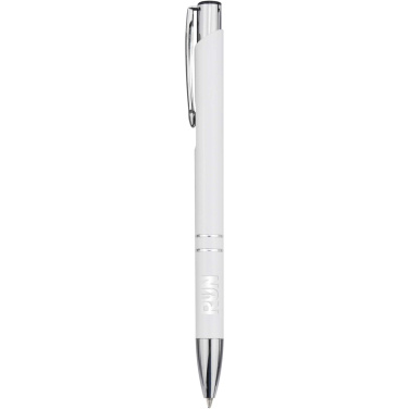 Logotrade promotional item picture of: Moneta recycled aluminium ballpoint pen (blue ink)