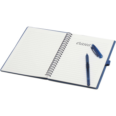Logotrade promotional items photo of: Slate reusable soft cover notebook and pen set (black ink)