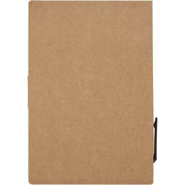 Logo trade promotional giveaway photo of: Swift sticky notes booklet with ballpoint pen (black ink)