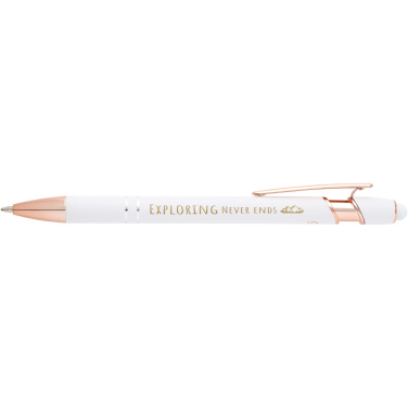 Logo trade promotional giveaways picture of: Nanna ballpoint pen with rose gold finish (black ink)
