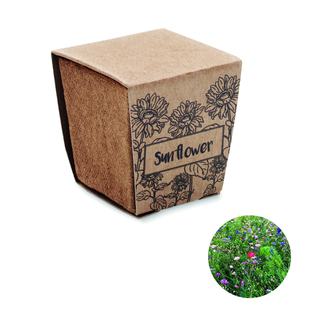 Logo trade promotional products picture of: Sunflower growing kit