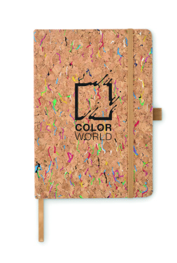 Logotrade business gifts photo of: A5 cork coloured notebook