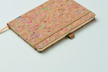 Logotrade business gift image of: A5 cork coloured notebook