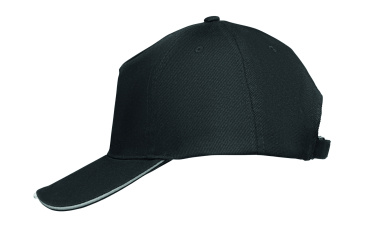 Logotrade corporate gift image of: 5 panel LED cotton cap 220gr/m²
