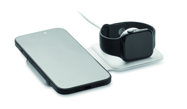 Logotrade promotional product picture of: 2 in 1 foldable charger 15W