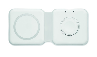 Logo trade promotional item photo of: 2 in 1 foldable charger 15W