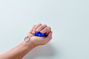 Logo trade corporate gifts image of: PU ball shape key ring