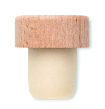 Logotrade promotional merchandise picture of: Beech wood bottle stopper