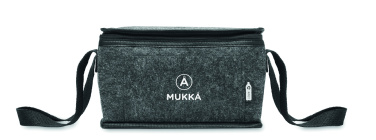 Logo trade promotional gifts image of: RPET felt cooler bag